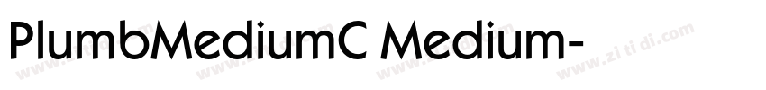 PlumbMediumC Medium字体转换